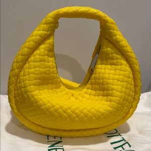 Yellow Quilted Women's Bag